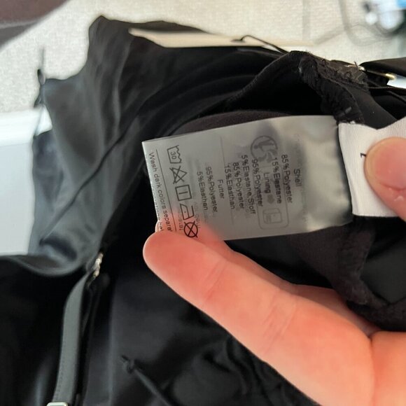 Plus Size Tankini Swimsuit Swim Top Black Hanna Nikole 18W NWT - Picture 9 of 9